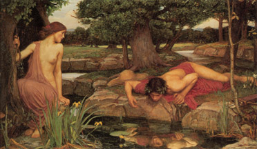 , waterhouse Echo and Narcissus